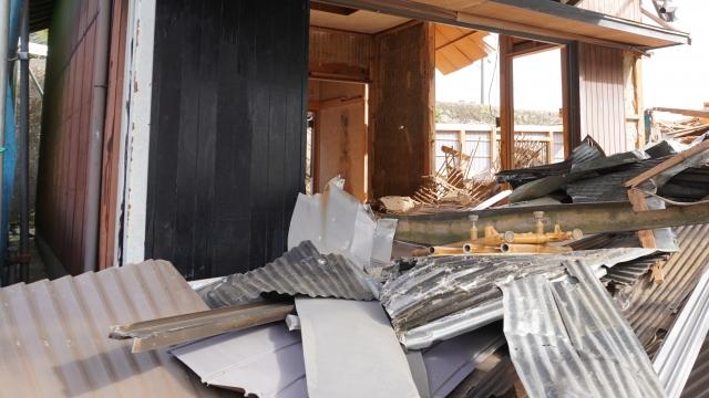 解体工事における不法投棄防止の取り組み